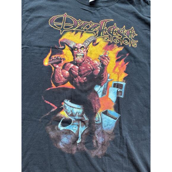 Vintage Ozzfest 2005 Devil Band Tee Tour Shirt Ozzy Osbourne Heavy Metal Rock XL - Picture 3 of 11